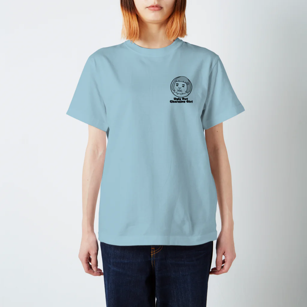 キャロライン企画の憎めないブスEnglish Regular Fit T-Shirt