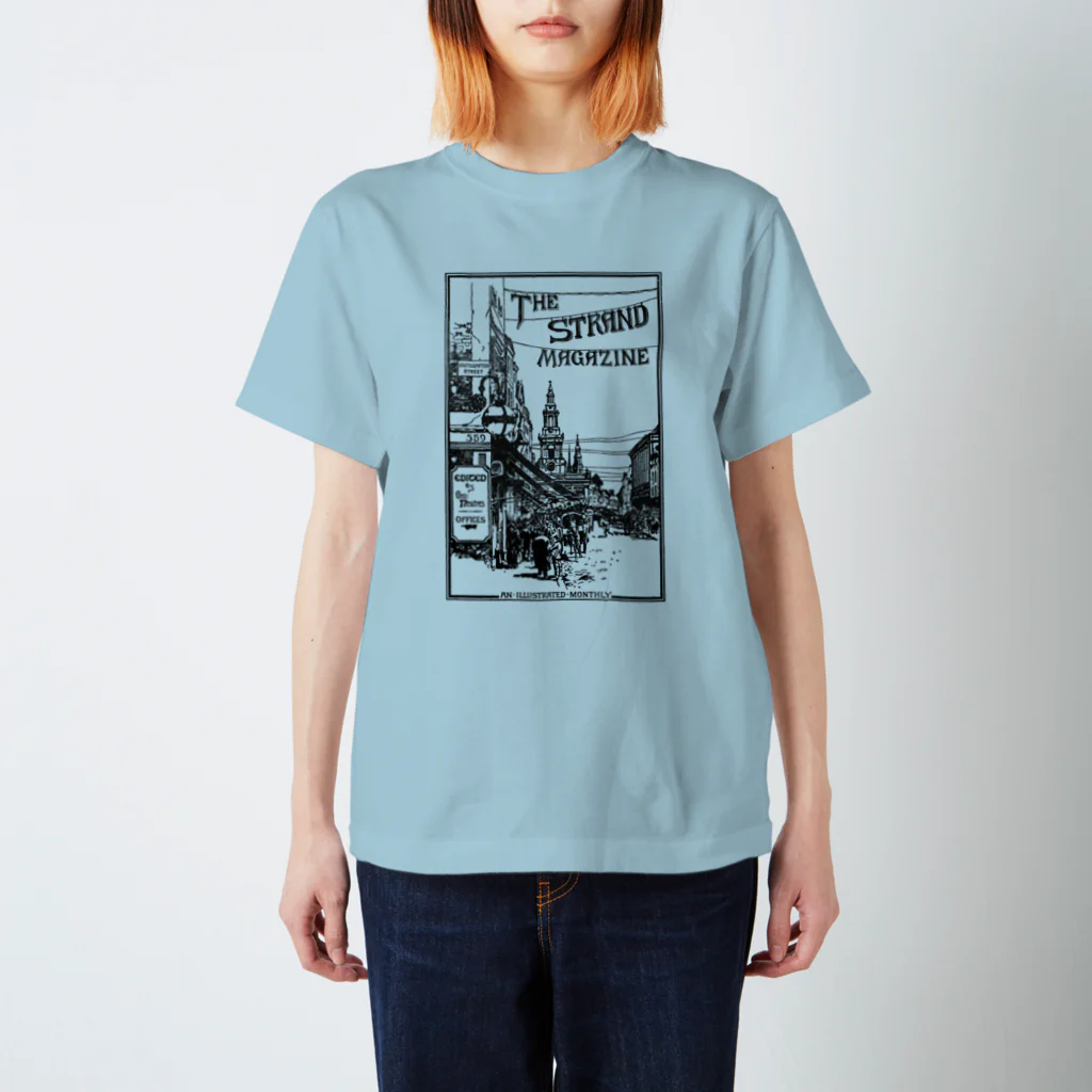 古書　天牛書店のストランド・マガジンの表紙<ブック・デザイン> 티셔츠