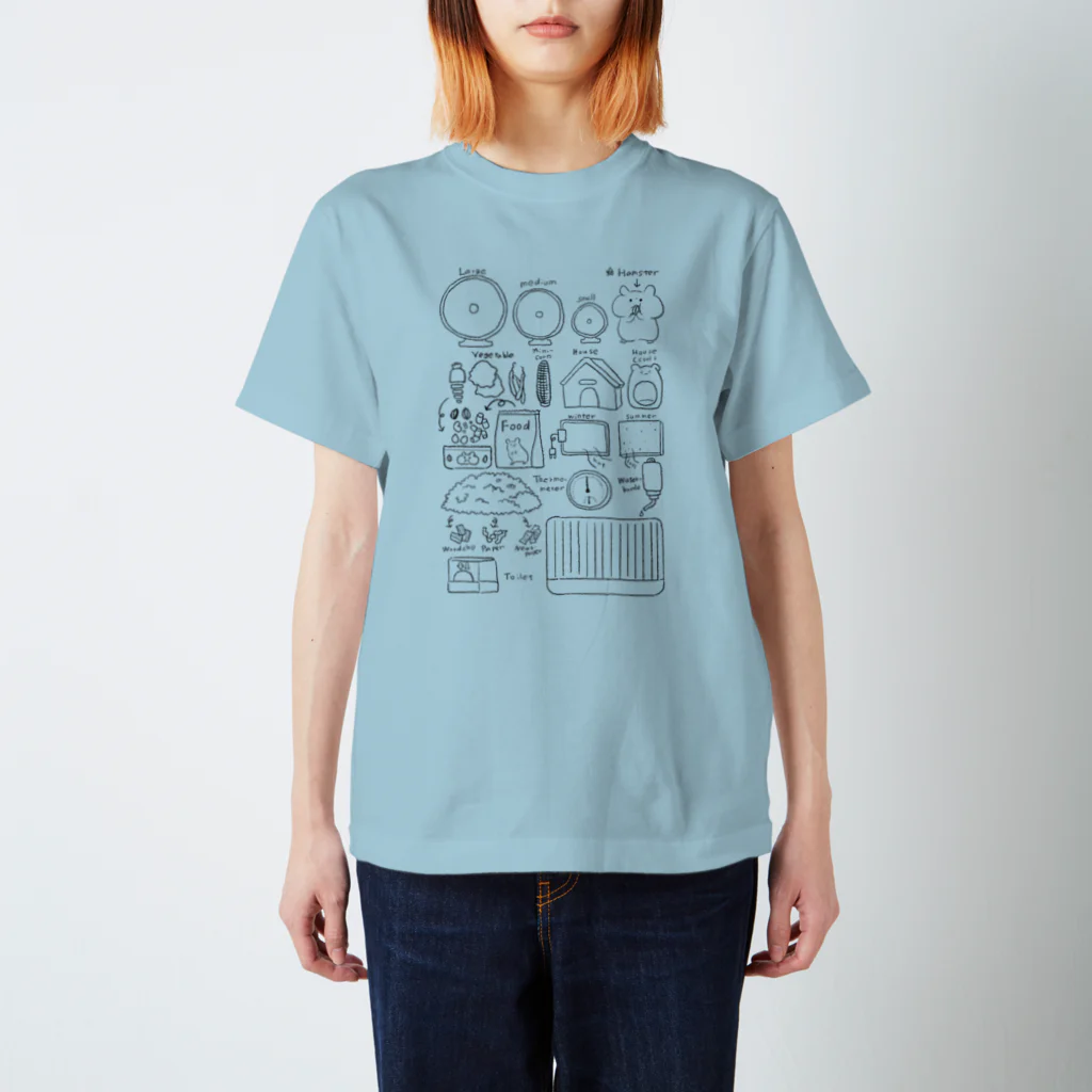 栞子のハムスターの飼い方 Regular Fit T-Shirt