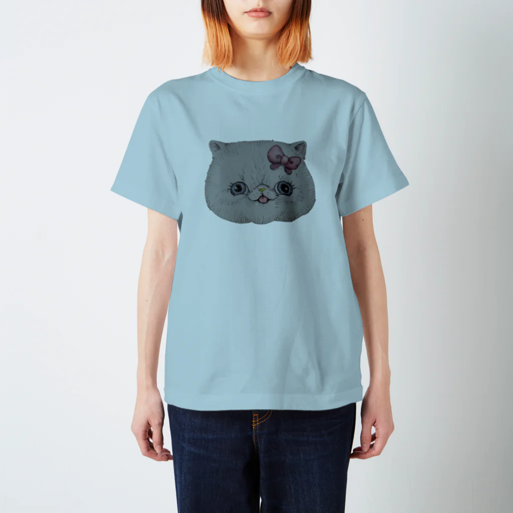 Atelier of cute catsのニコニコ　サニーちゃん Regular Fit T-Shirt