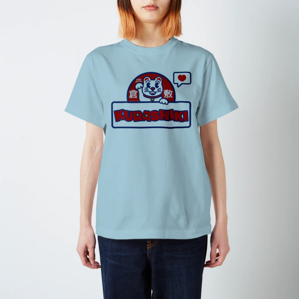 FORTUNE CAT STUDIOS WEB STOREのご当地シリーズ -倉敷 KURASHIKI- Regular Fit T-Shirt