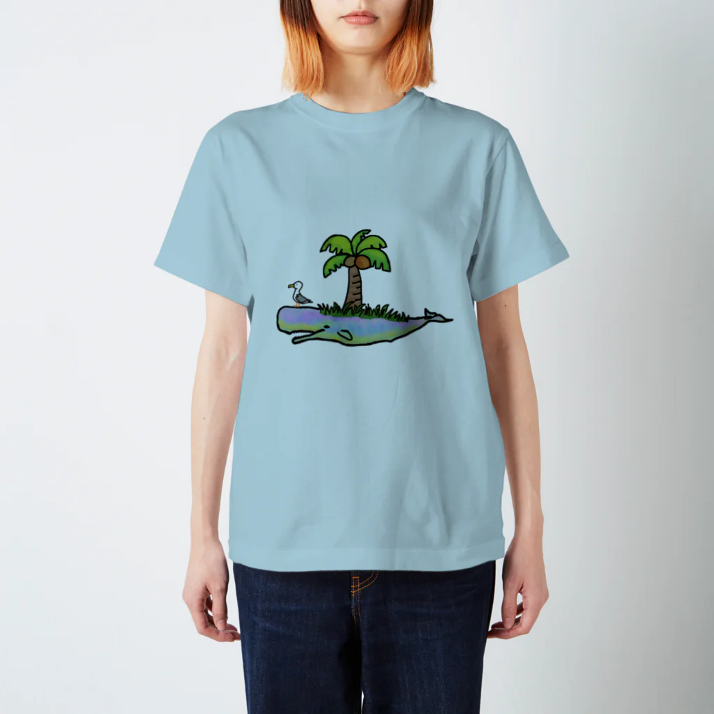 GRKSのマッコウクジラ(ヤシの木) スタンダードTシャツ