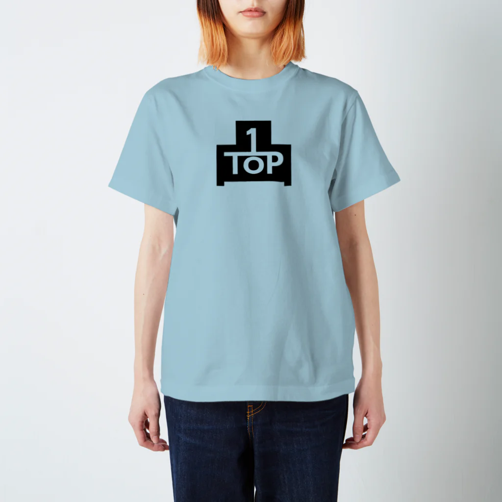 虚無の射精商店のTOP-BLACK（フロントのみ） Regular Fit T-Shirt