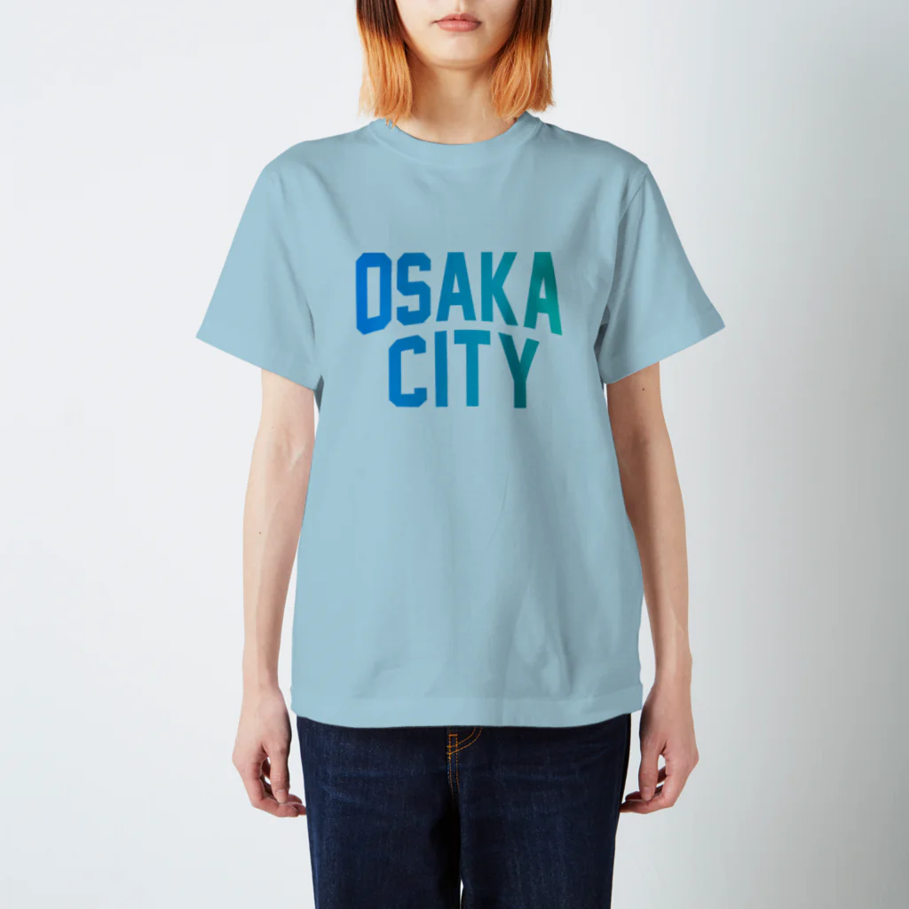 JIMOTO Wear Local Japanの大阪市 OSAKA CITY スタンダードTシャツ