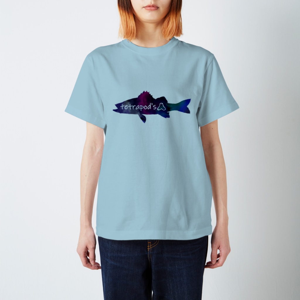 tetrapod'sのテトラポッツロゴ(シーバス) Regular Fit T-Shirt