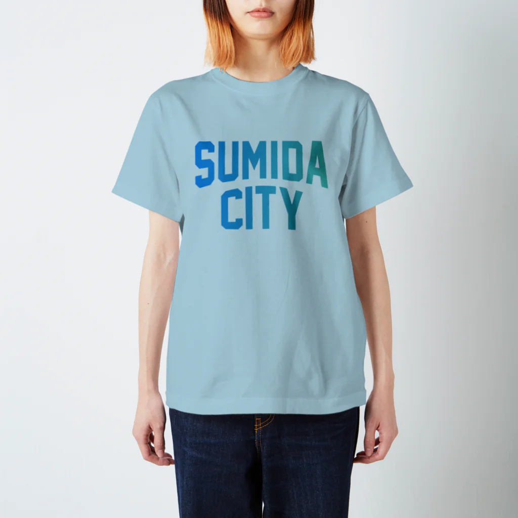 JIMOTO Wear Local Japanの墨田区 SUMIDA CITY ロゴブルー Regular Fit T-Shirt