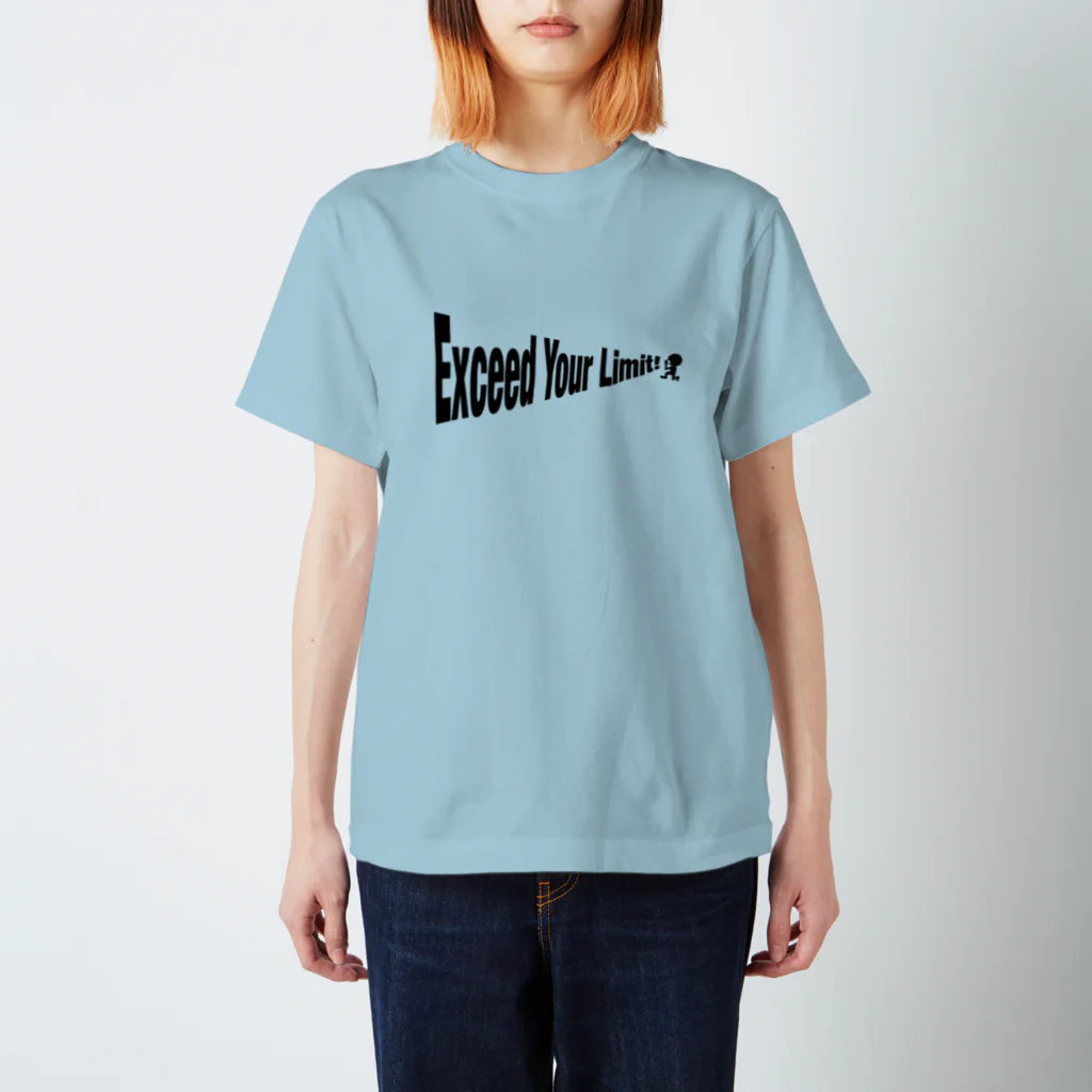 Goro-Chanの限界を超えろ！Exceed your limit! 黒字 Regular Fit T-Shirt