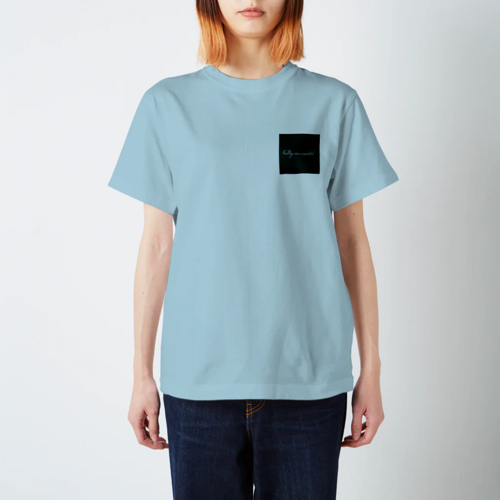 Wake Up Shopのワクチン2回打ちました〜Fully vaccinated Regular Fit T-Shirt