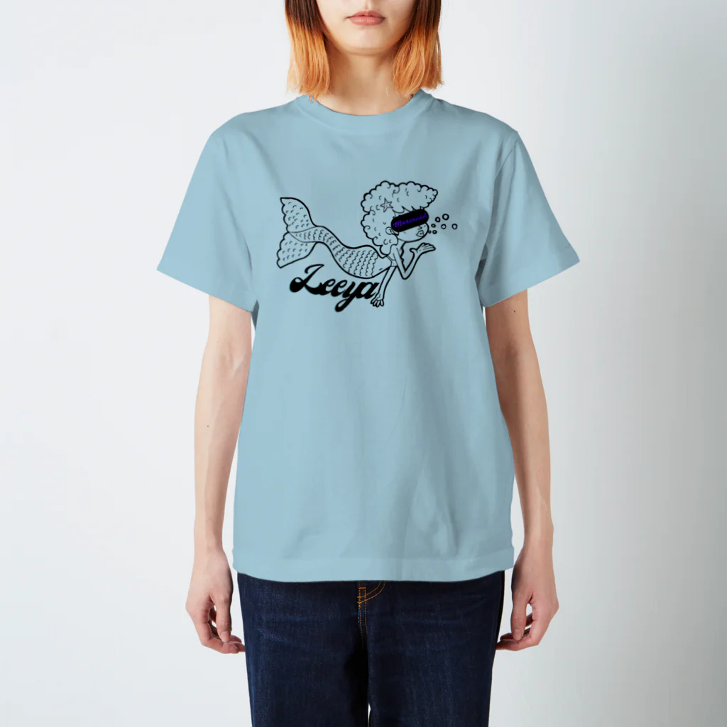 Leeya👑 KingdomのLeeya mermaid T🧜‍♀️ スタンダードTシャツ
