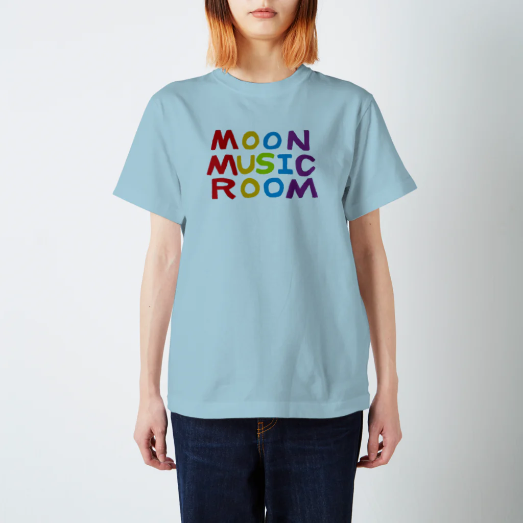 カメレオン音楽家の色々創作物ショップのMOON MUSIC ROOM スタンダードTシャツ