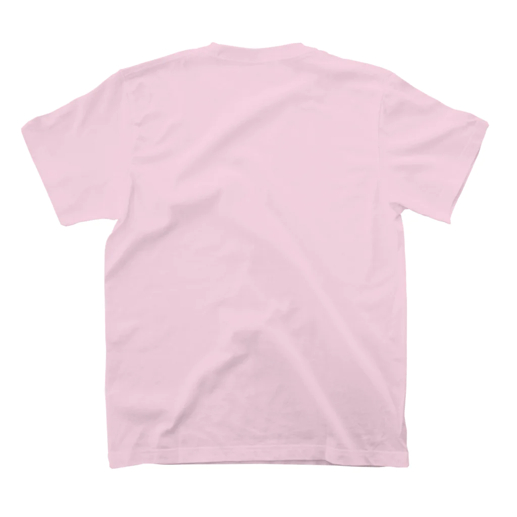 Tokyo feminist galのGood bye, patriarchy - pink × green heart スタンダードTシャツの裏面