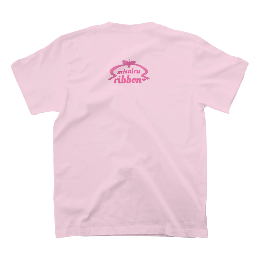 misairu ribbon♡のユニコーンのAletta スタンダードTシャツの裏面