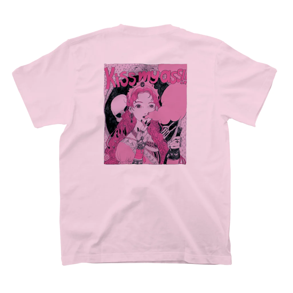 ザリガニのマカロニのPrincess スタンダードTシャツの裏面