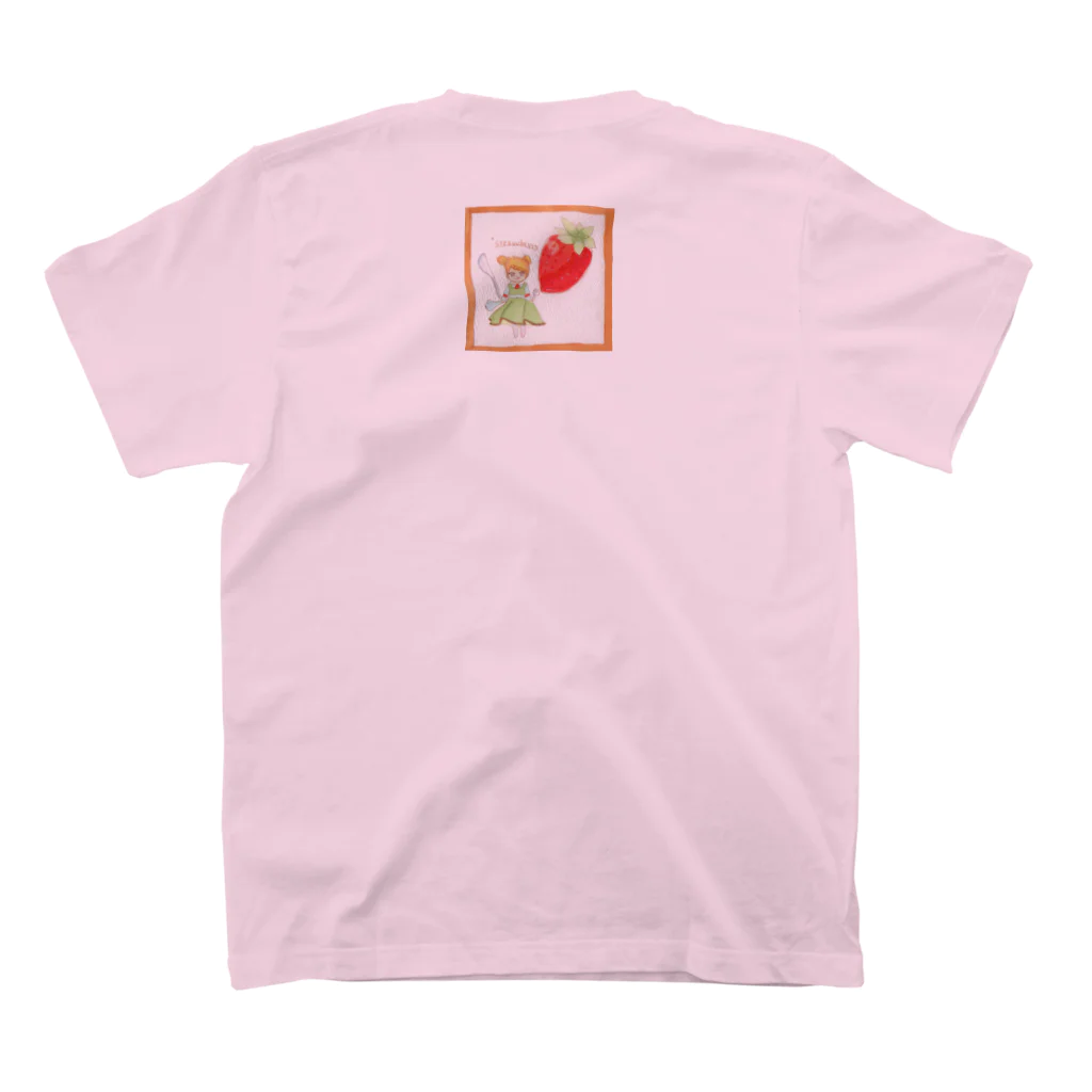 アウトドア&カフェ 甘酸辛苦 kansanshinkuのstrawberry スタンダードTシャツの裏面