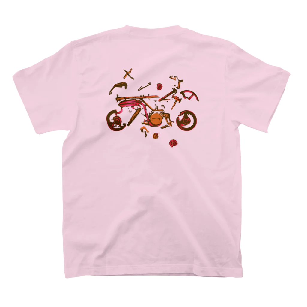 吉⃣村⃣の化石バイク Regular Fit T-Shirtの裏面