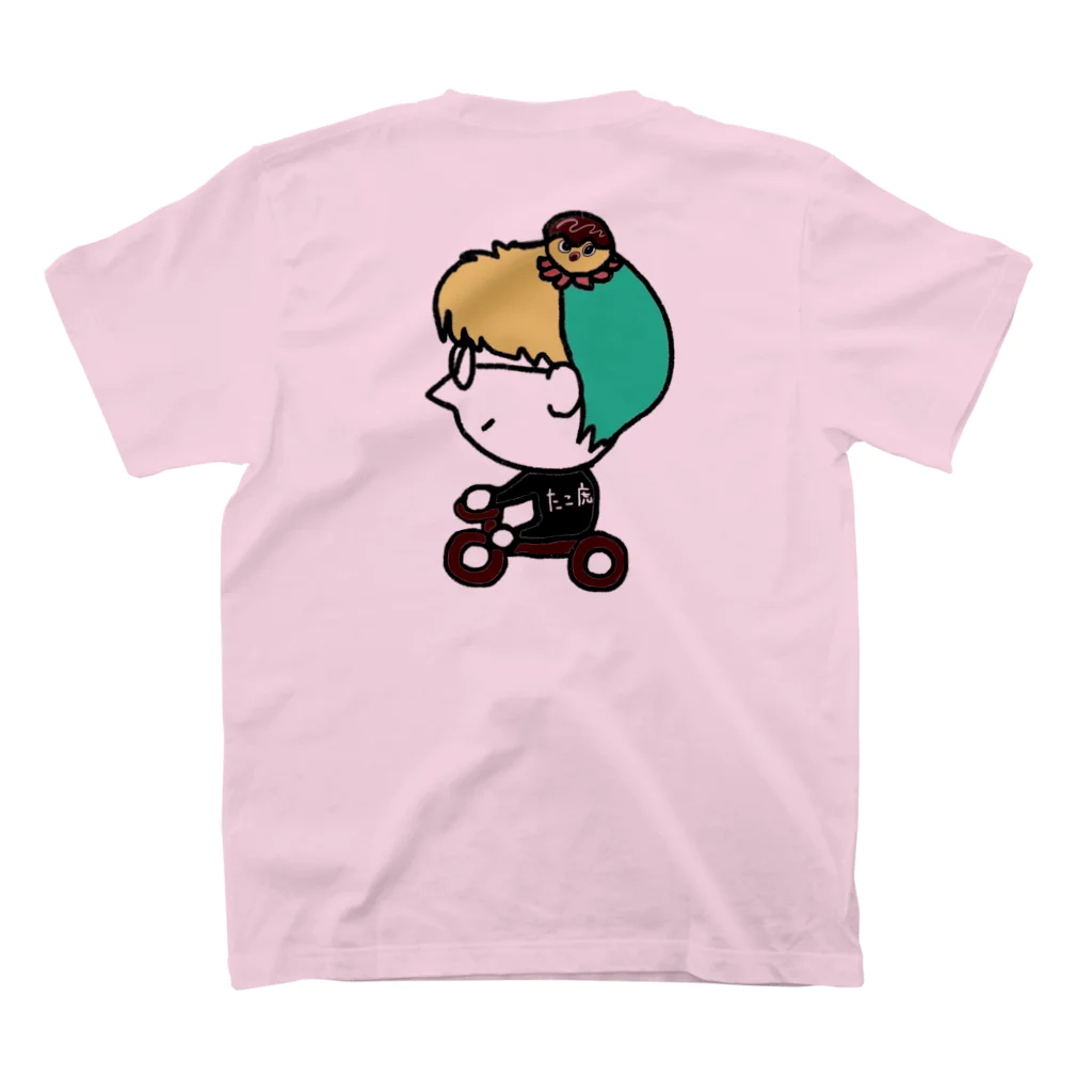 たこ虎しろちゃんのたこ虎しろちゃん スタンダードTシャツの裏面