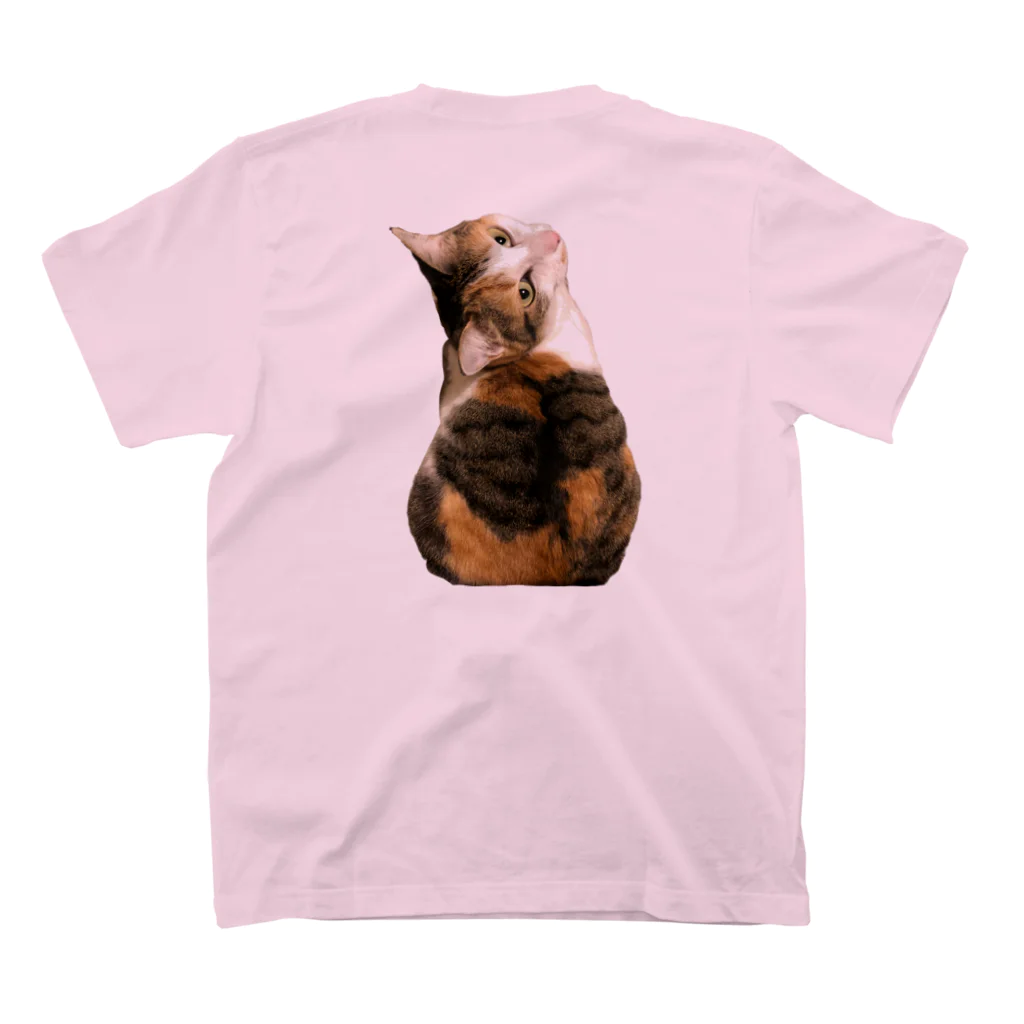 mikarose6の猫三姉妹生活部シリーズ スタンダードTシャツの裏面