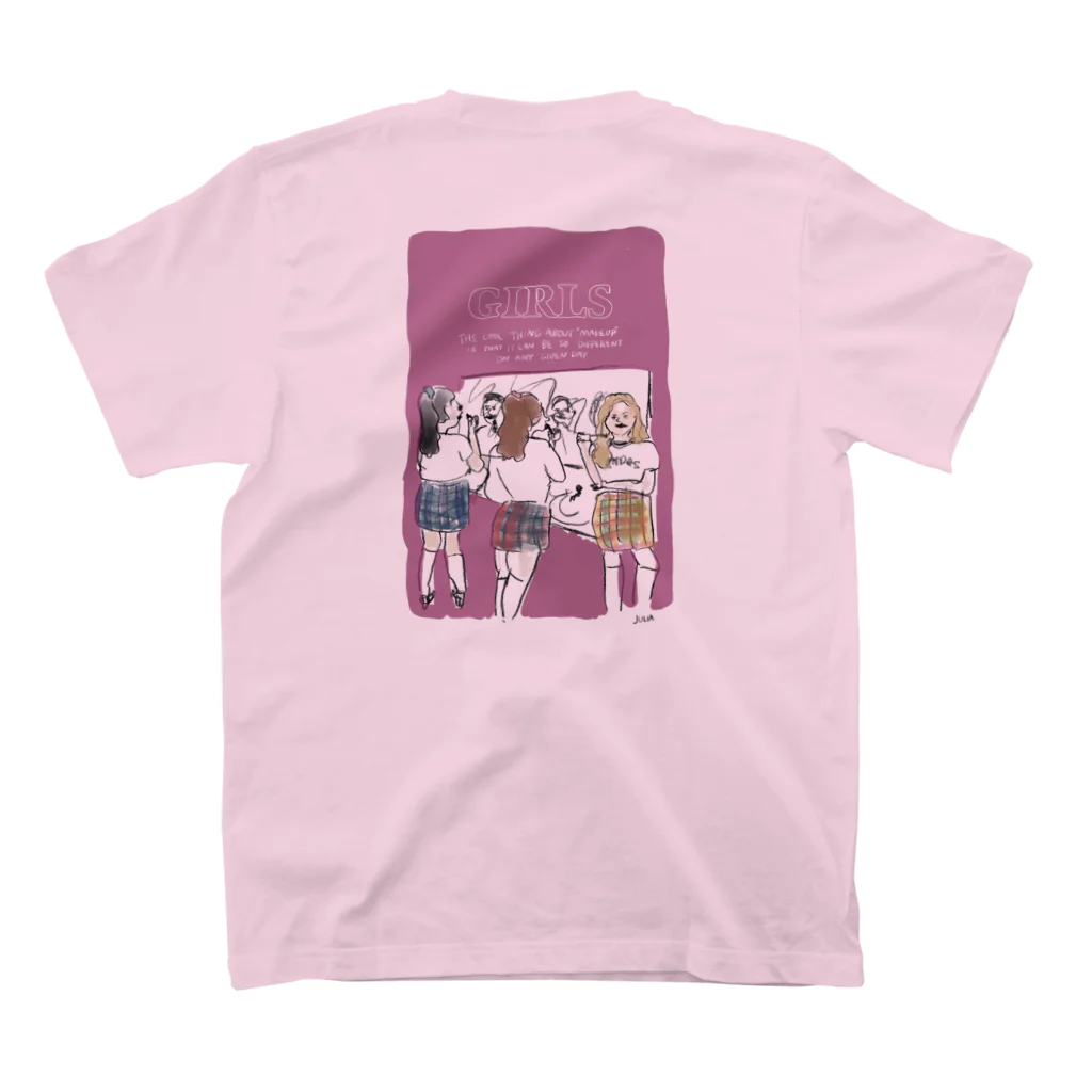 Natsuho (PepE)のGirls  front and Back スタンダードTシャツの裏面