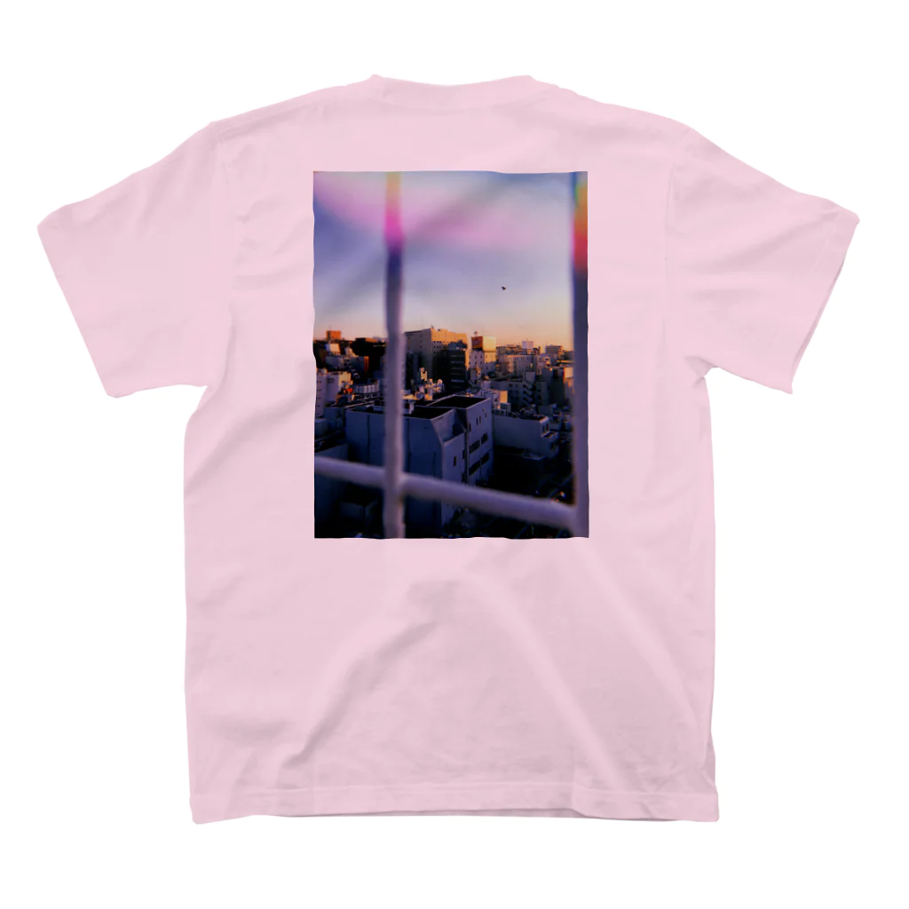 sun・jのCity photo print スタンダードTシャツの裏面