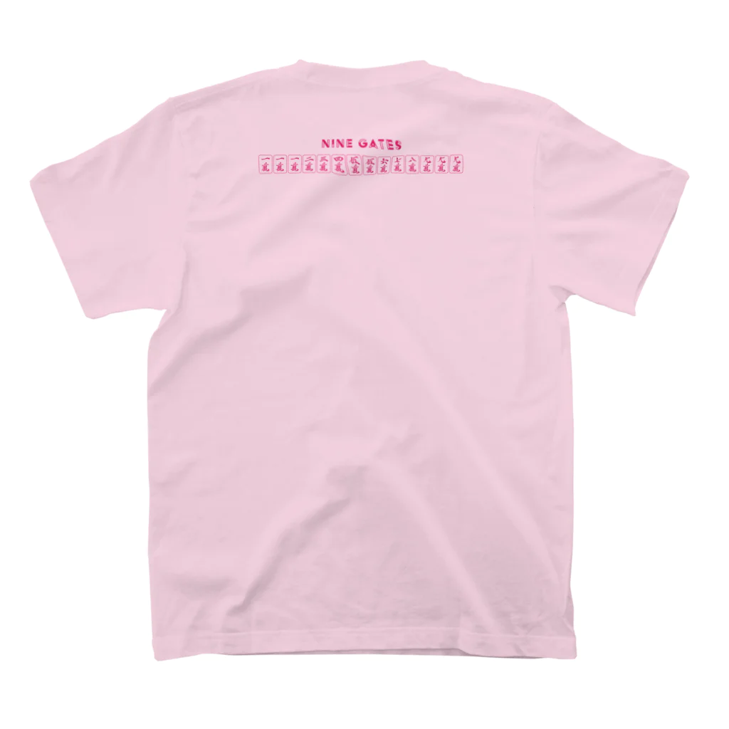 炙りぶり鮮魚店の《麻雀》ちゅーれんぽーとー。Pink スタンダードTシャツの裏面