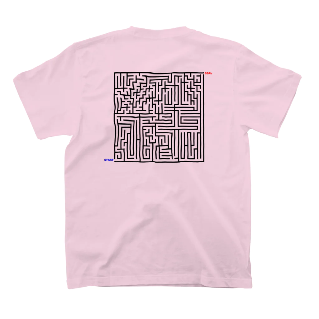 いせだまや（CreatiVe & DeSign）のMaze（絆） Regular Fit T-Shirtの裏面