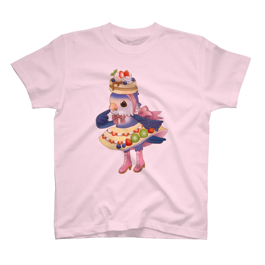 あにまるめいとのパンケーキドレスのバイオレットチェリー スタンダードTシャツ