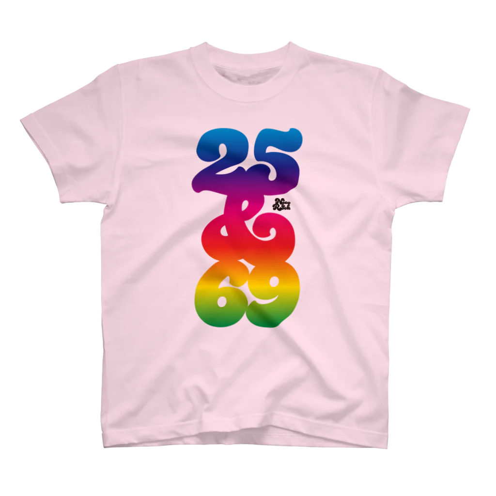 NicoRock 2569の25&69 Rainbow スタンダードTシャツ