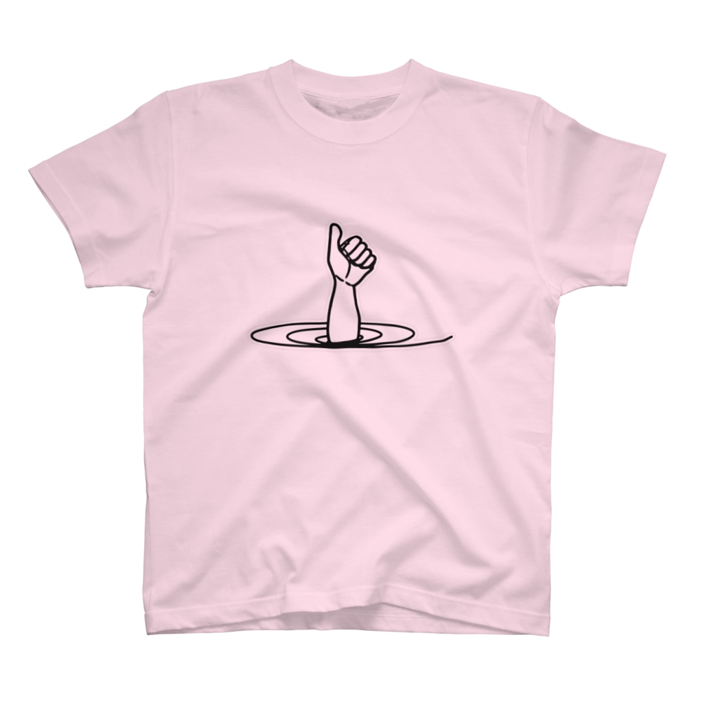 deepsterのsink hand Regular Fit T-Shirt