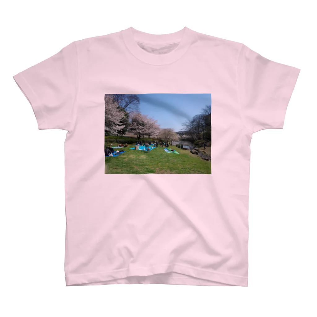 うさぎ( ・ x ・ )＠うさぎ星の王女の桜 Regular Fit T-Shirt