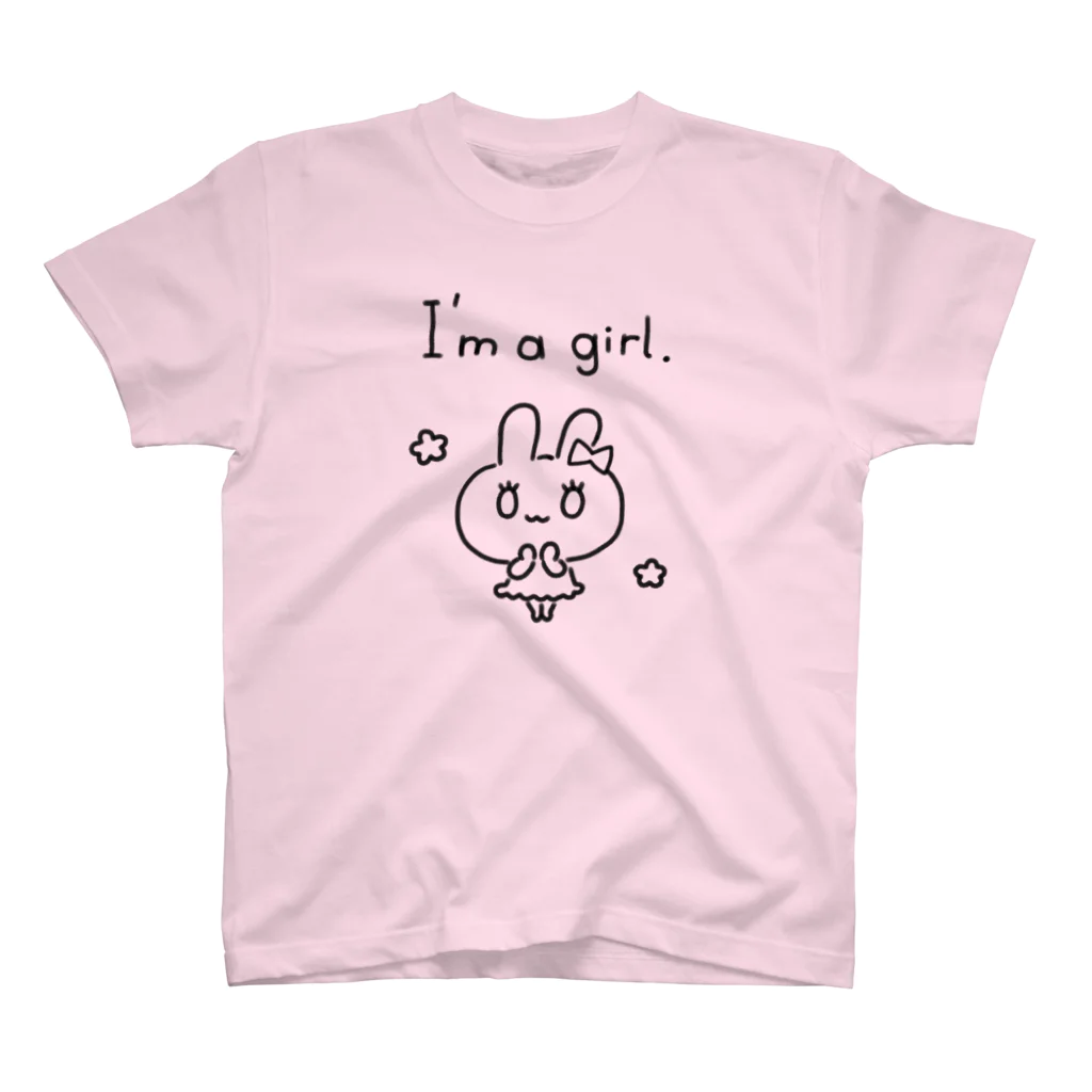 マォのI’m a girl. Regular Fit T-Shirt