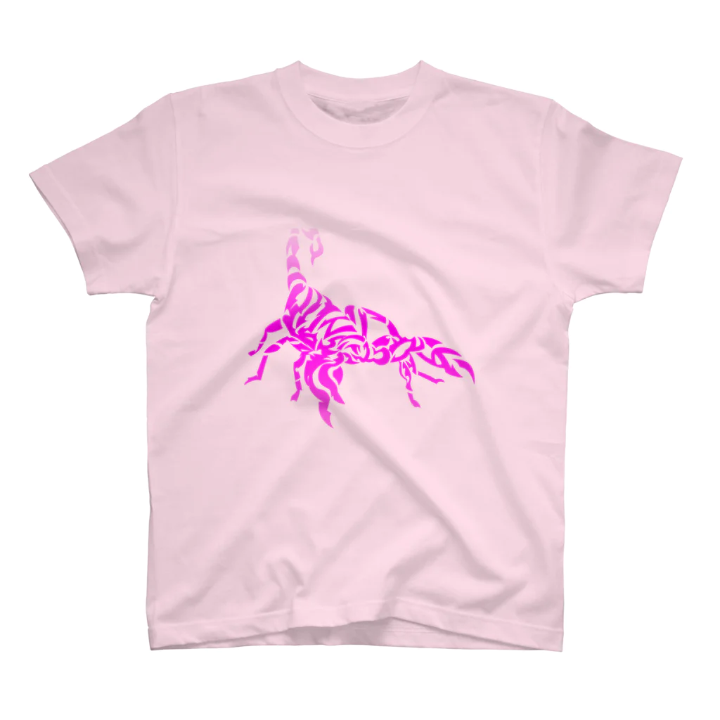 KARASU_HAGANE SHOPのトライバル　サソリ スタンダードTシャツ