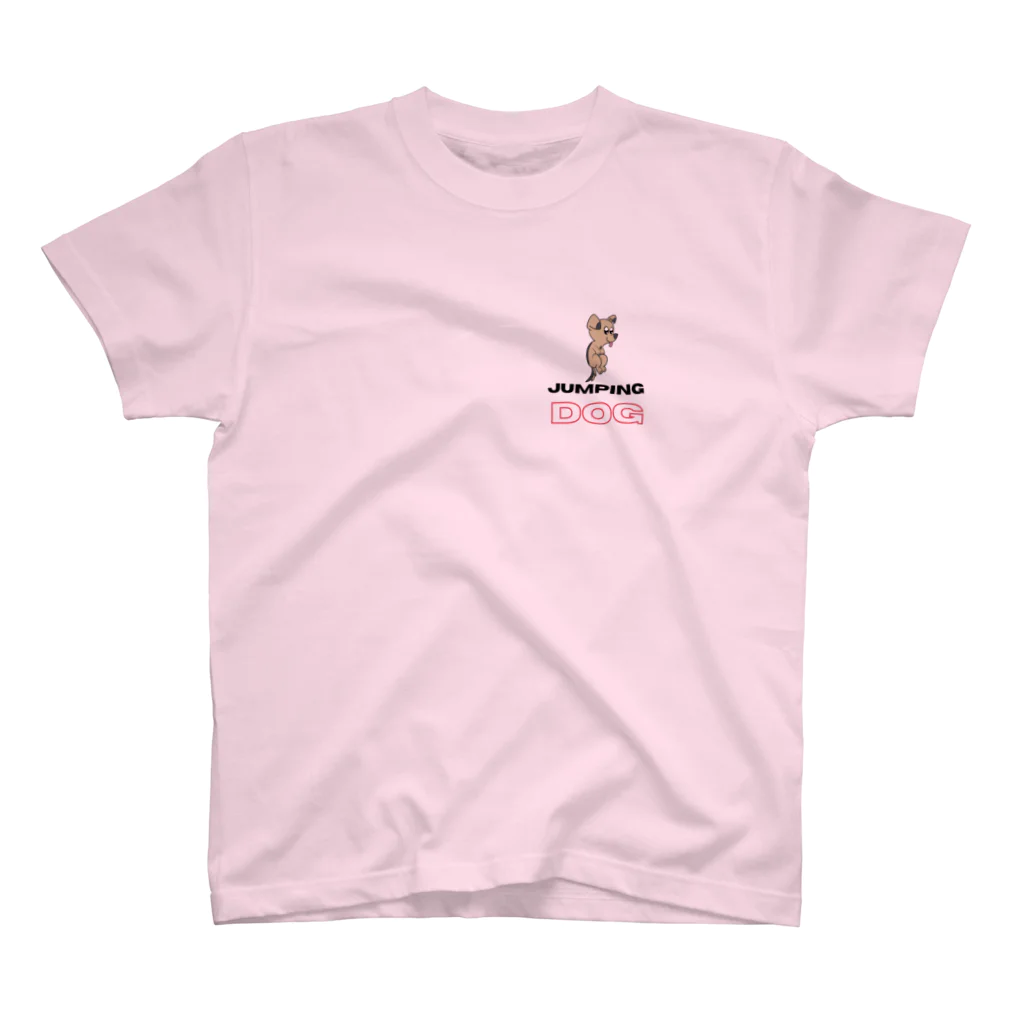 MU-SANのjumping dog スタンダードTシャツ