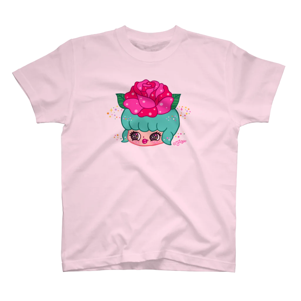 ミジワールドSUZURIショップのROSE スタンダードTシャツ