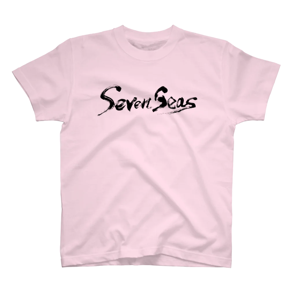 セブンシーズ Online StoreのSeven Seas 文字ロゴ（黒文字） スタンダードTシャツ