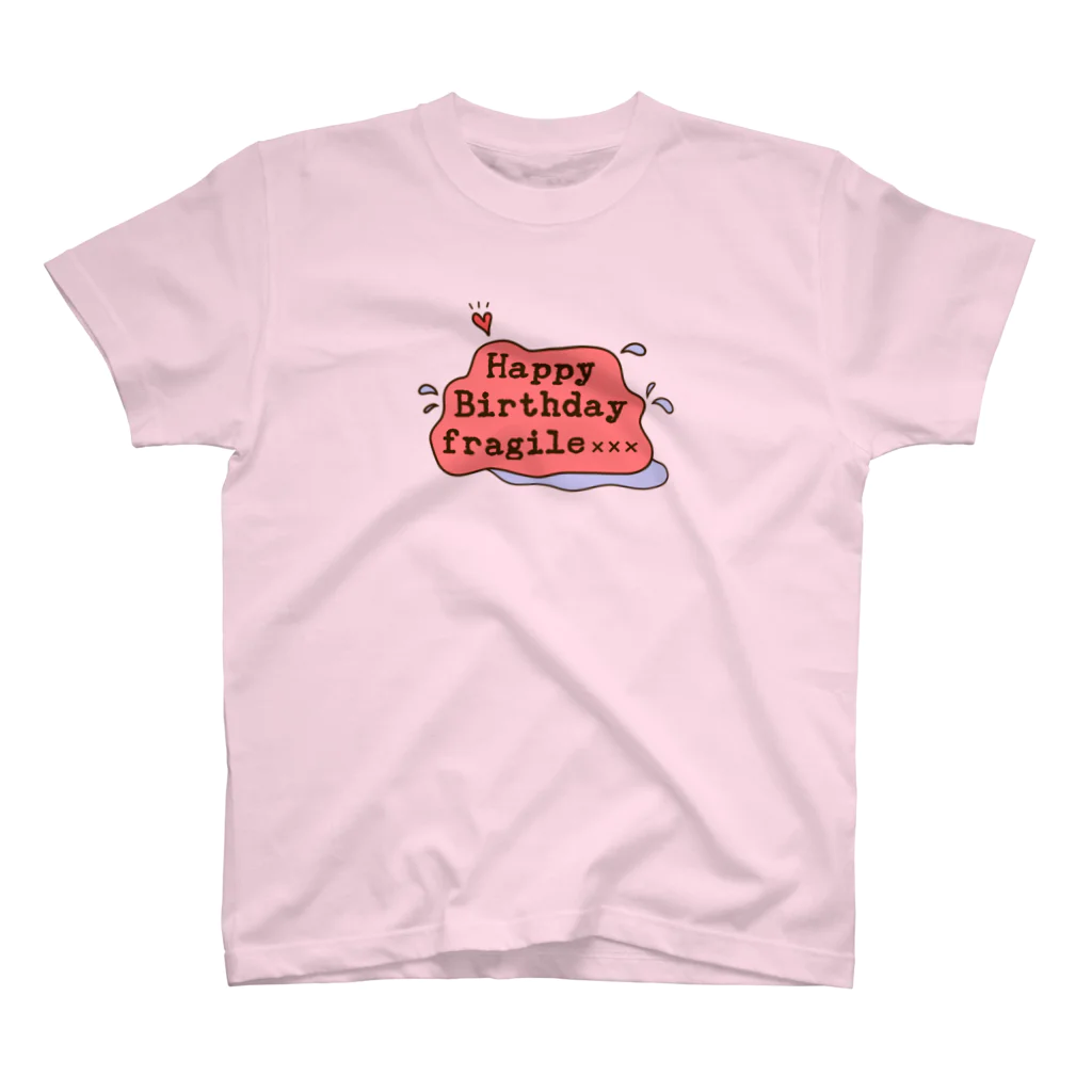 fragile×××のHappy Birthday fragile××× Regular Fit T-Shirt