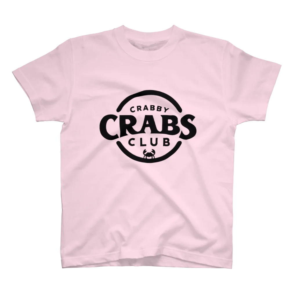 MatrixSphereのCRABBY CRABS CLUB シンプルロゴ Regular Fit T-Shirt