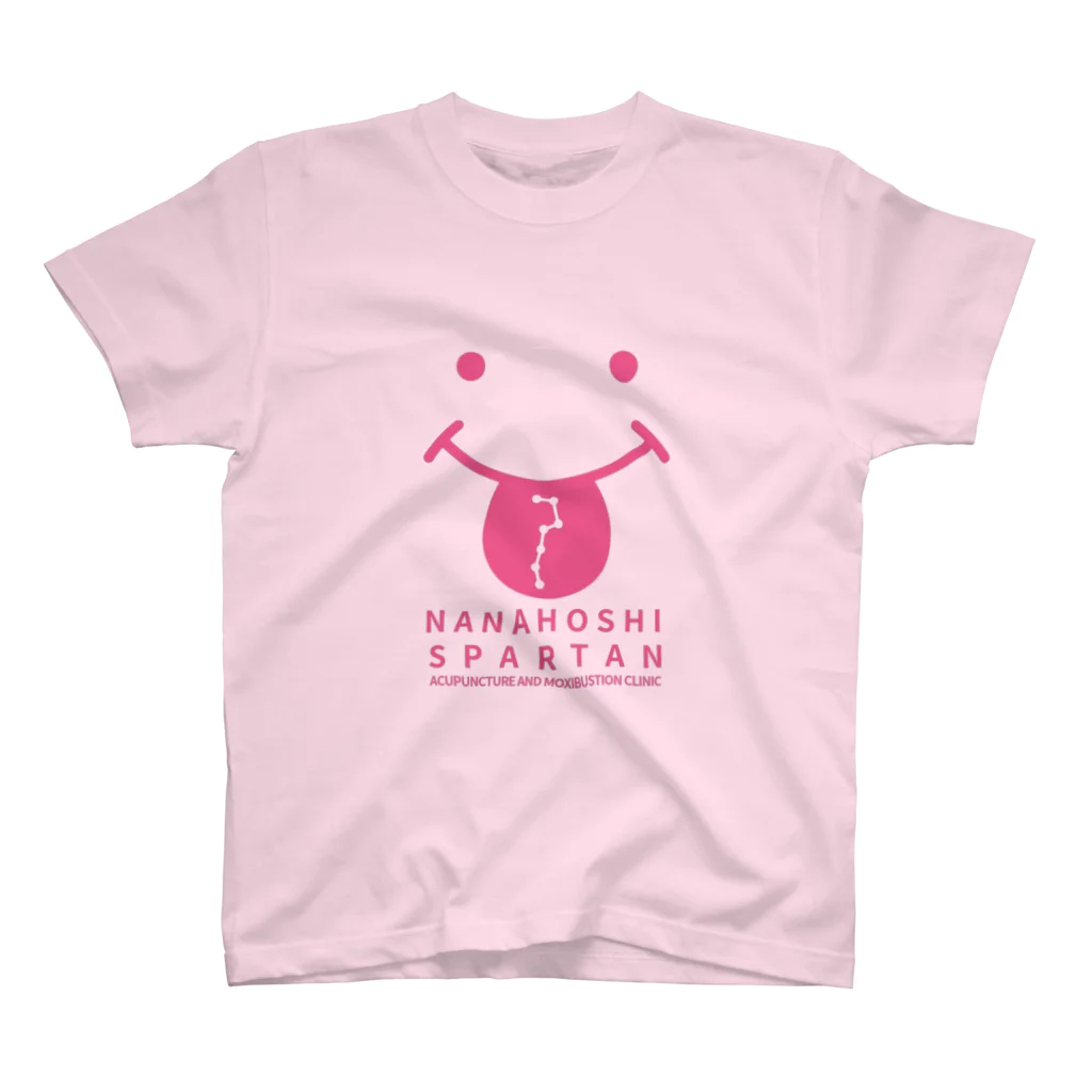 七星スパルタ整骨院応援グッズの舌はがしちゃん スタンダードTシャツ