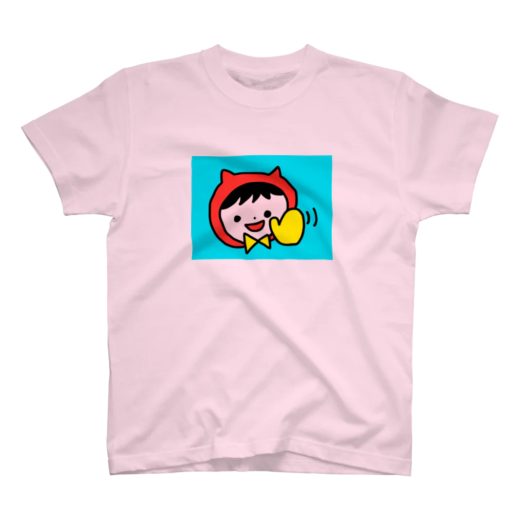 TOMpiの赤い服のねこりん Regular Fit T-Shirt