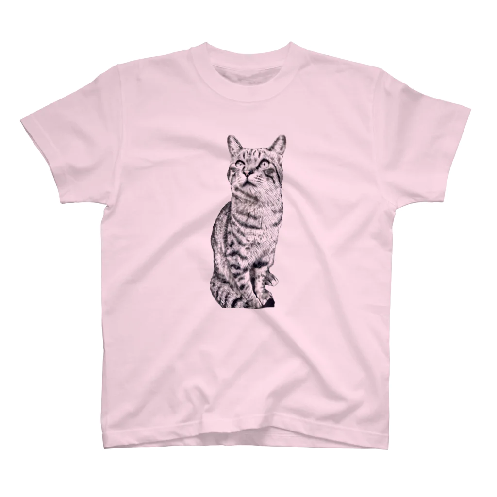 ちばっちょ【ち畳工房&猫ねこパラダイス】のトラ猫トラ君 Regular Fit T-Shirt