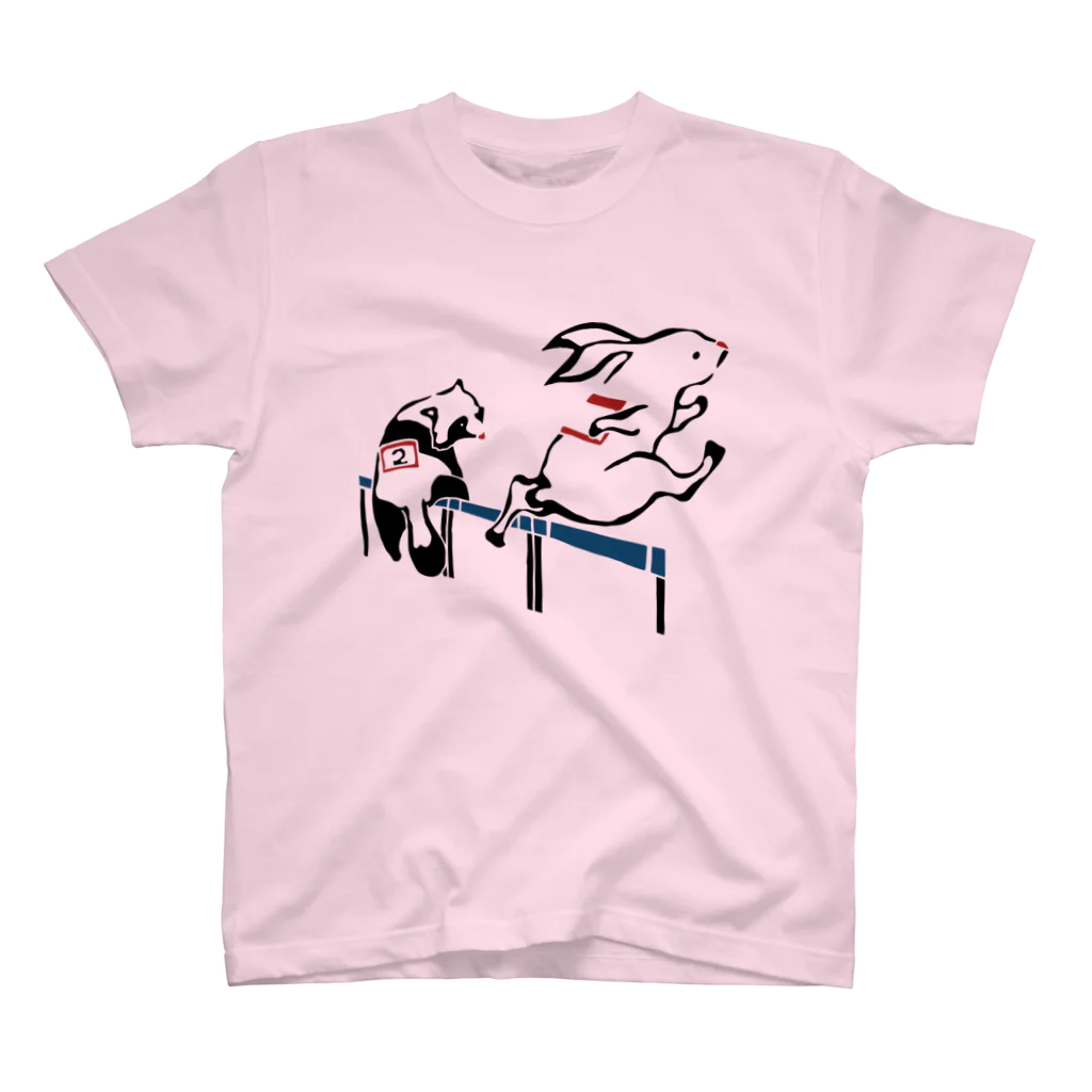 動物たちの日常のハードル　Hurdle スタンダードTシャツ