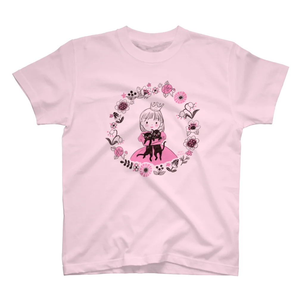 オカダミキの黒猫姫 Regular Fit T-Shirt