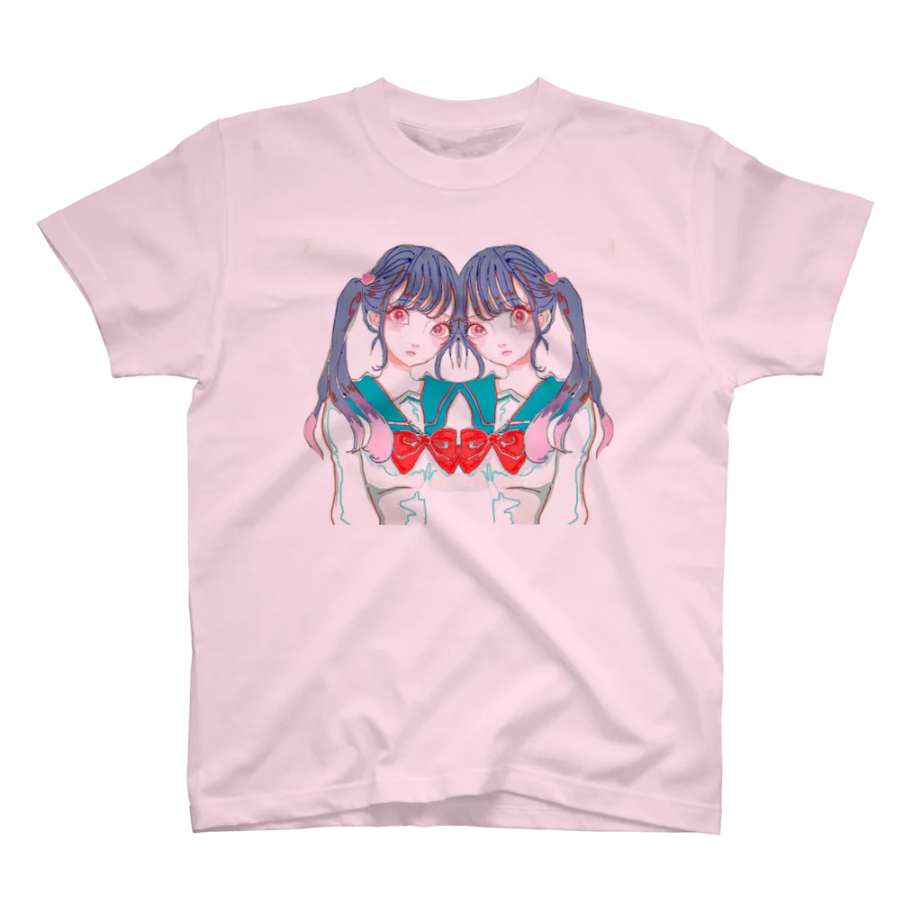 tmgの双子グリッチジョシ2 スタンダードTシャツ