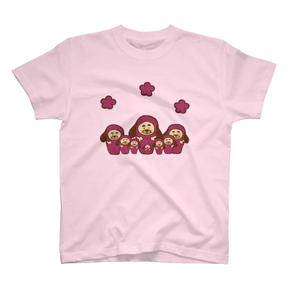 maru3のマトリョーシカ～おいもちゃんズ～ スタンダードTシャツ