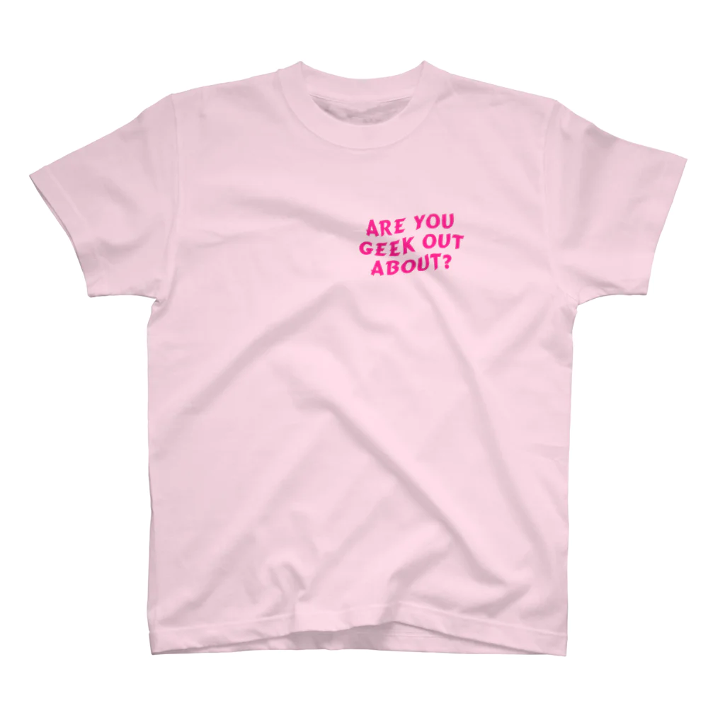 GeekOut Trialの"ARE YOU GEEK OUT ABOUT ？" S/S T-shirt  スタンダードTシャツ