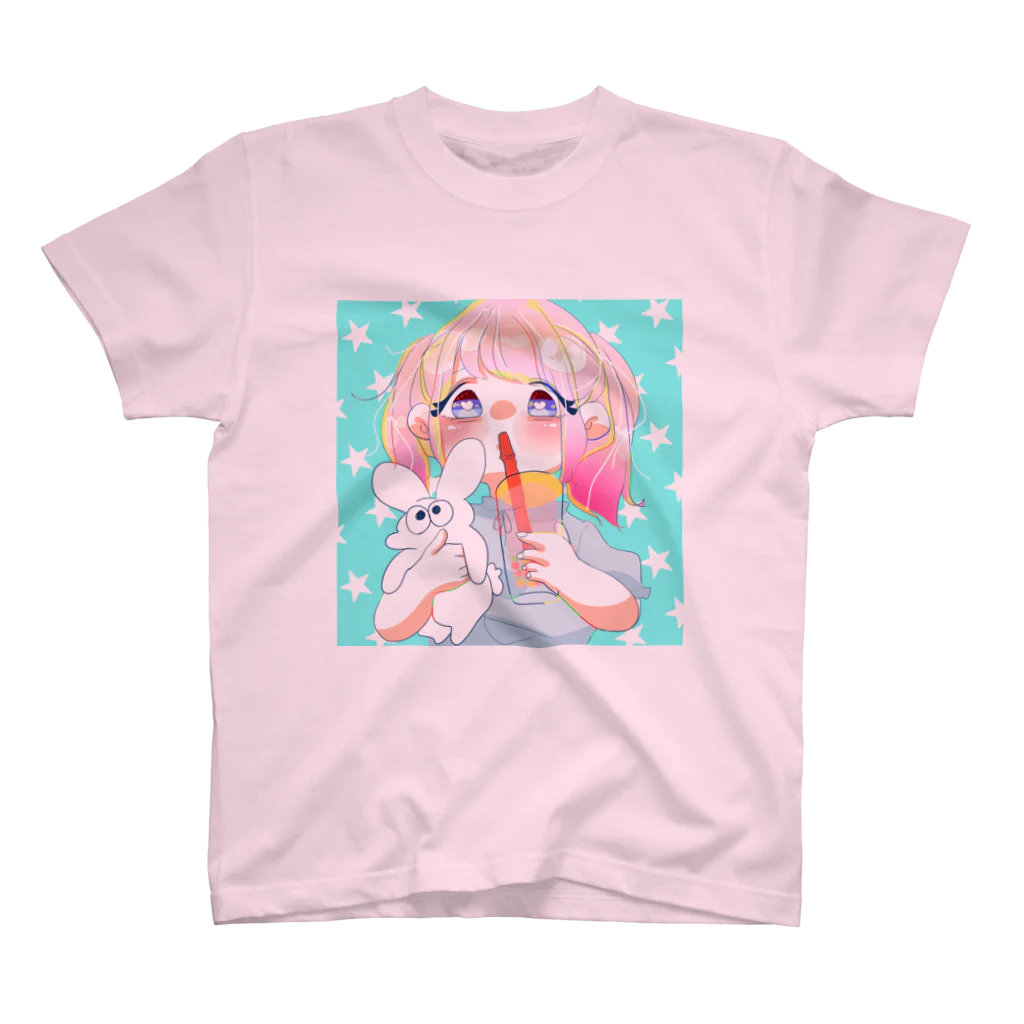 warawarararaのはやりにのる女 スタンダードTシャツ