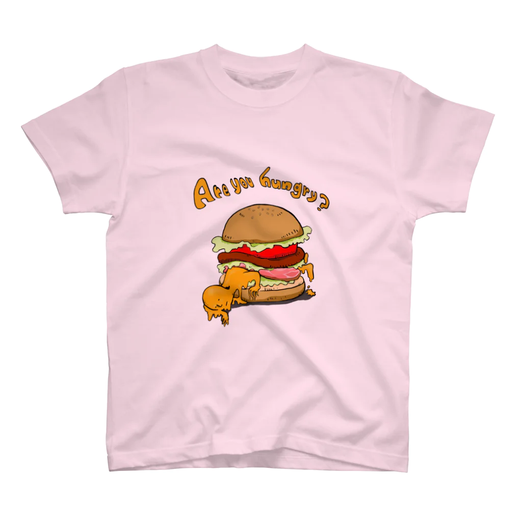 お刺身のハンバーガー食べる？ スタンダードTシャツ