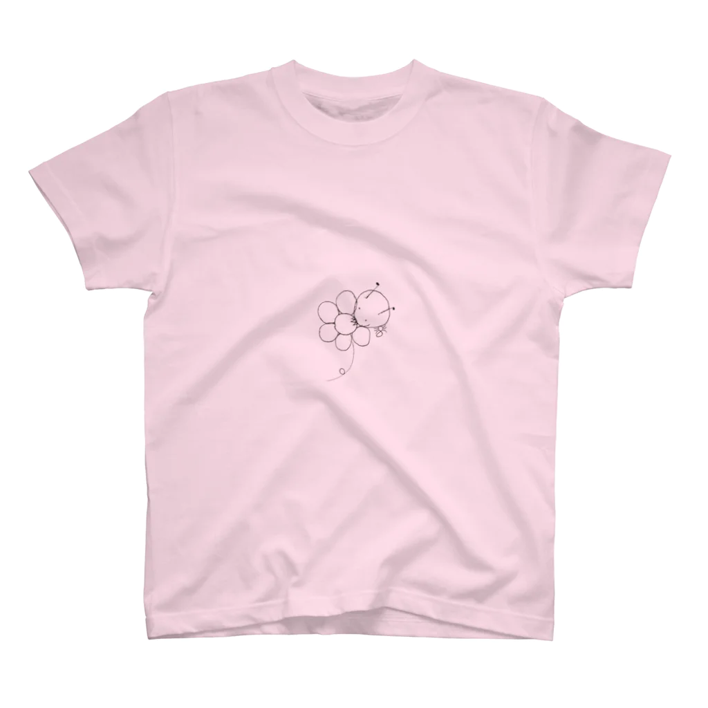 tsuuuuunaのお花かじるアリ スタンダードTシャツ