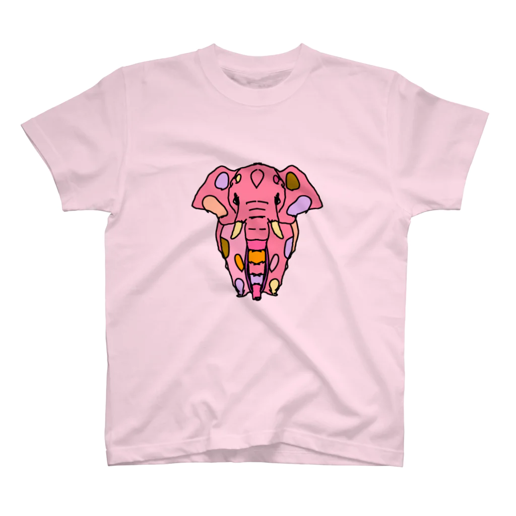 Full of vitality　(フル　オブ　バイタリティ)のElephant☆PINK　(ピンク色の象)　Full of vitality　(フル　オブ　バイタリティ) Regular Fit T-Shirt