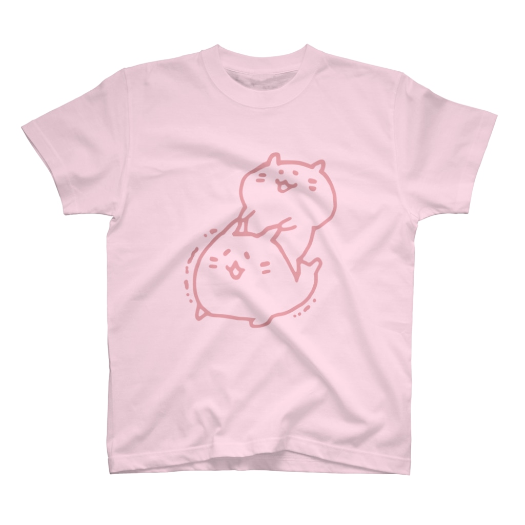 LINEスタンプ販売中ぱんのむにむにハムスター（ピンク線） T-Shirt