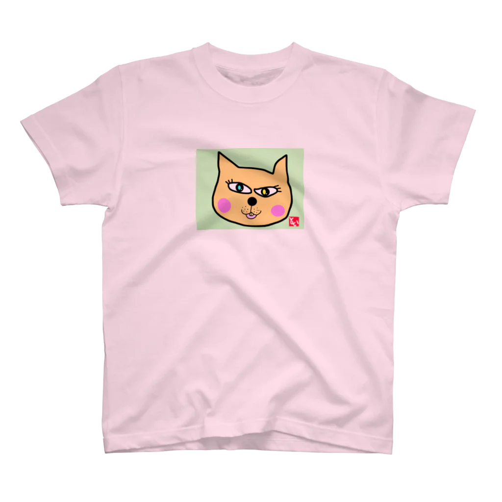 ねこモン☆のオッドアイねこモン スタンダードTシャツ